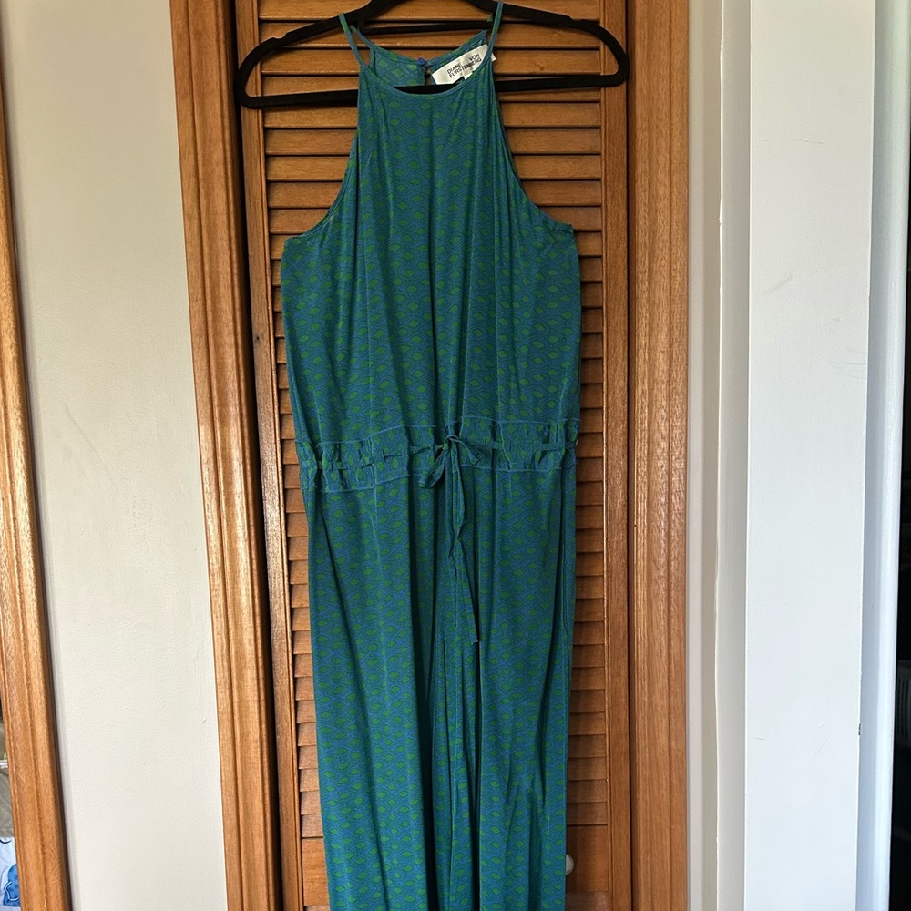 Like new Diane Von Furstenberg silk jumpsuit
